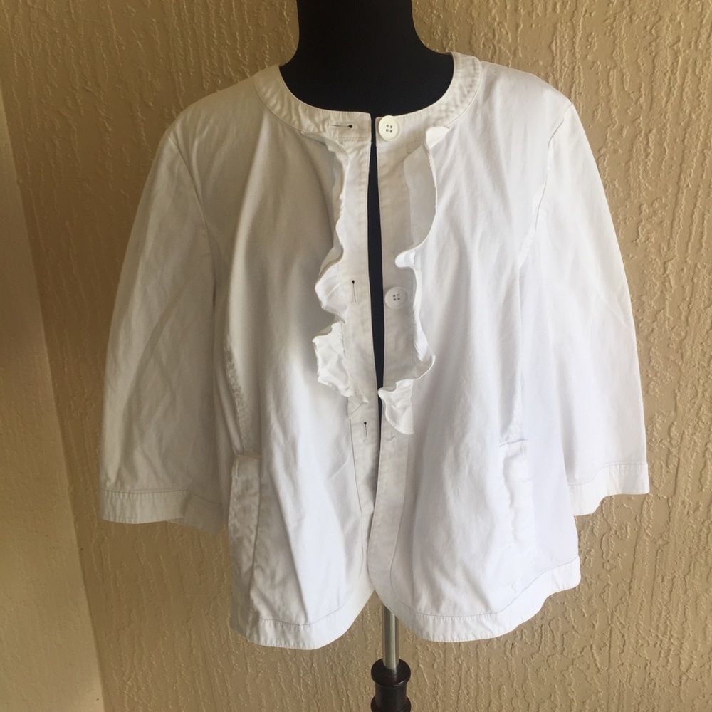 Talbots White Jacket
